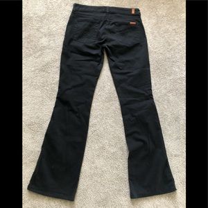 7 for All Mankind Black Bootleg Jean
